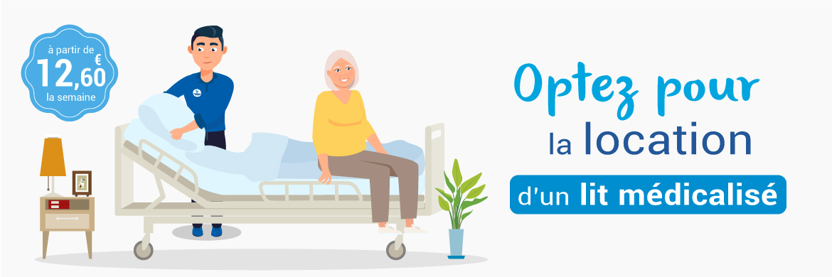 Vous recherchez à louer un lit médicalisé ?
